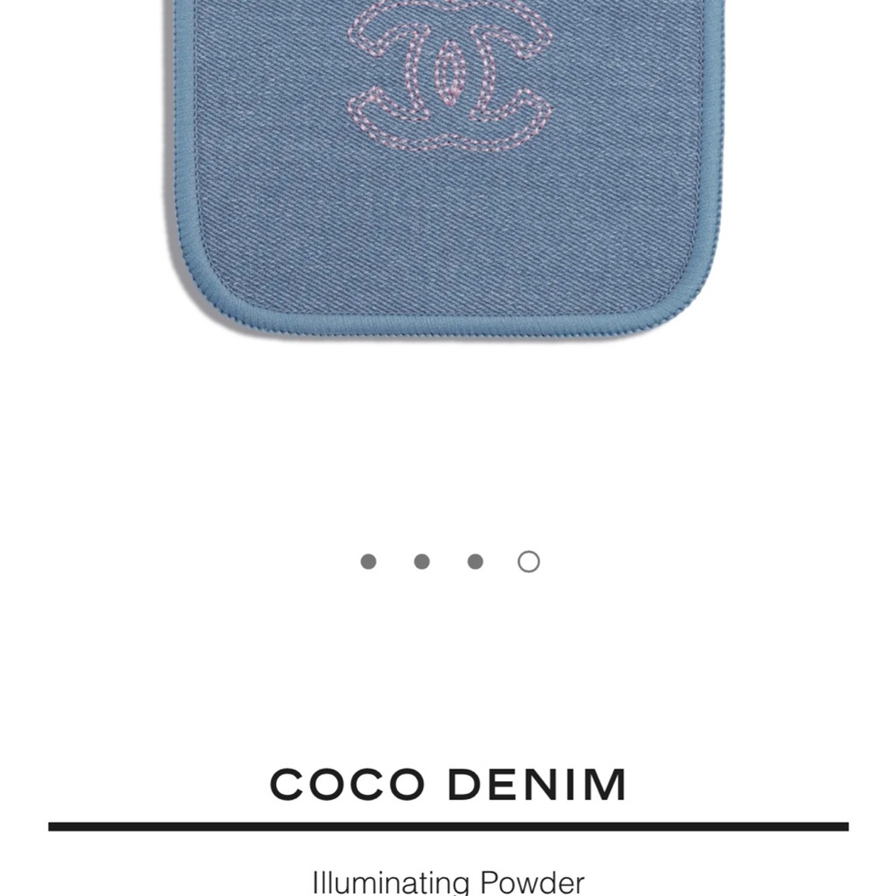 CHANEL LIMITED EDITION COCO DENIM ILLUMINATING HIGHLIGHTER POWDER - Picture 6 of 10